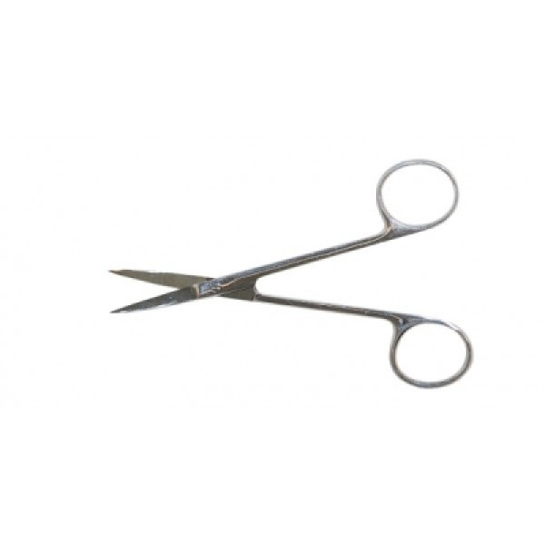 MMS Iris Scissors Curved on Flat 11cm Sterile (MMS7001)
