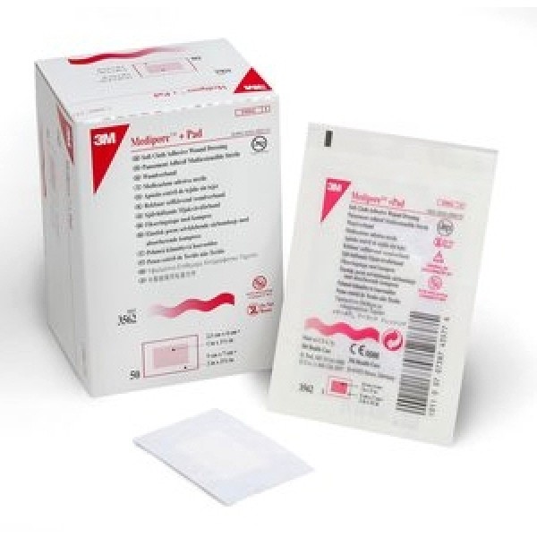 Medipore + Pad 10cm x 10cm Island Dressing (Pack of 25)