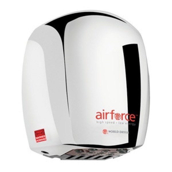 Airforce Hand Dryer High Speed, Low Energy Silver (BC0326)