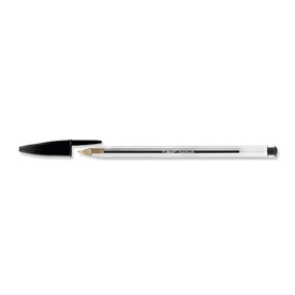 BIC Cristal Medium Ballpoint Pen Black (Box of 50) (837363)