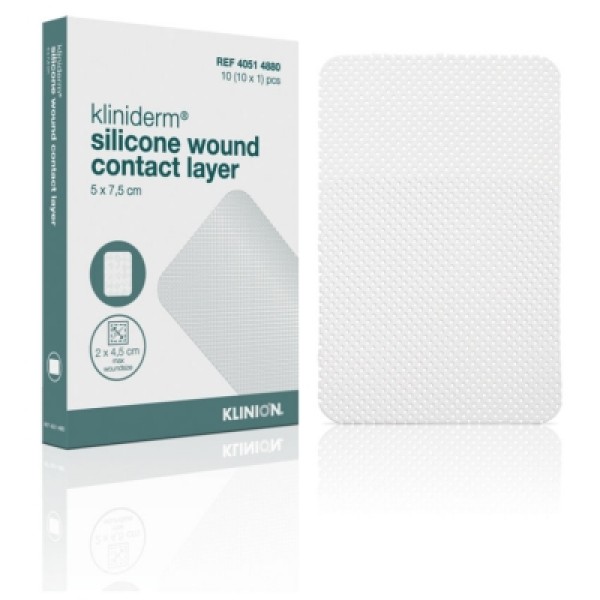 Kliniderm Foam Silicone Border Lite 10cm x 10cm (Pack of 5) 394-7199