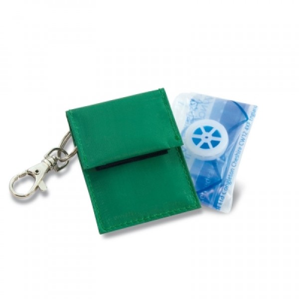 Reliance Keyring Pouch With Rebreath One-Way Valve - Printed (RL854)