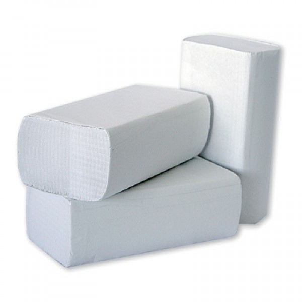 Leonardo M-Fold Hand Towels 2-Ply White (Case of 3000) (HT8301)