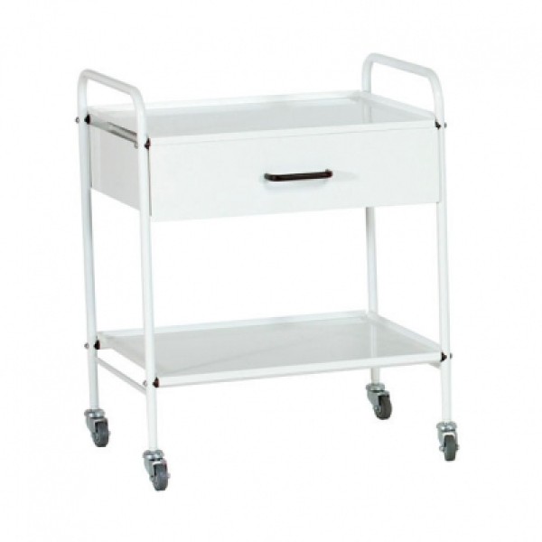 Medi-Plinth Multi Purpose Trolley With Drawer (TR03)