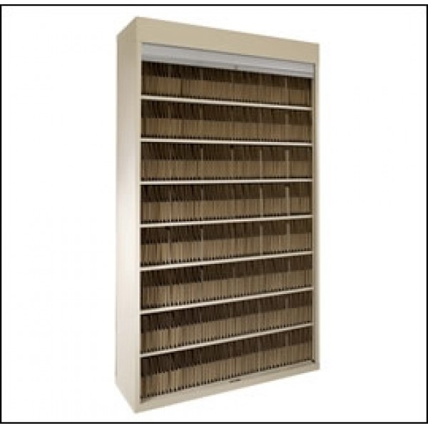 Amerson 8 Shelf Archive Cabinet With Tambour Door - A4 Records (3ARCTAMA4842)