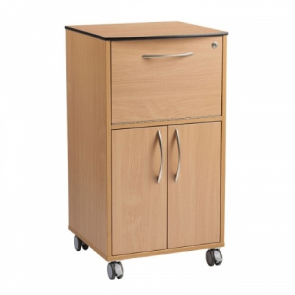 Beaver Bedside Cabinet WIth Upper And Lower Cupboards (CA3970)