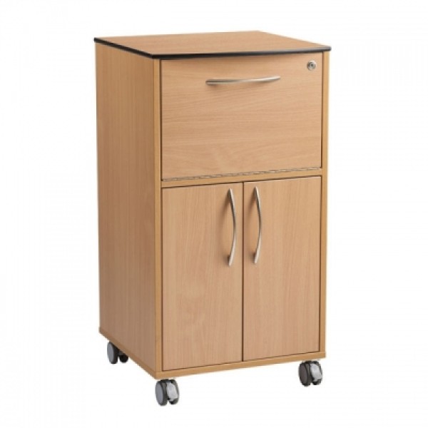 Beaver Bedside Cabinet WIth Upper And Lower Cupboards (CA3970)