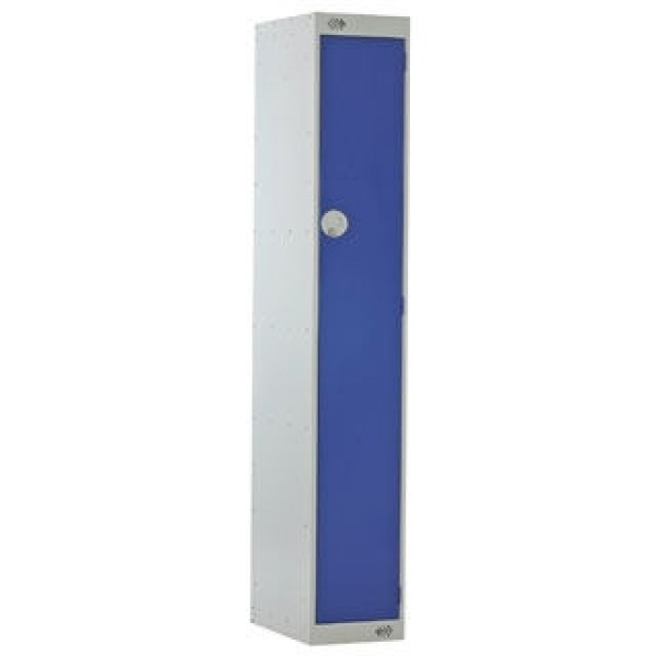 Bristol Maid Personal Effects Blue Storage Locker - Five Compartment/ Double Nest - Cam Lock (PL125)