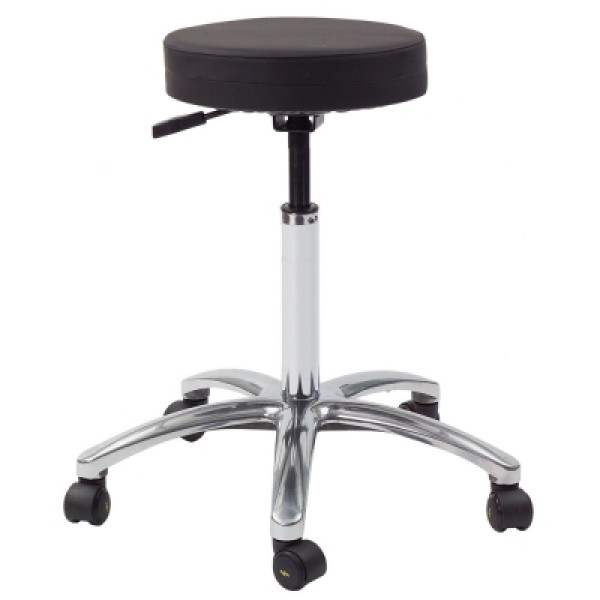 Bute Sugeons Stool Tall Height With A/S Glide Feet And Footring (CA3009)