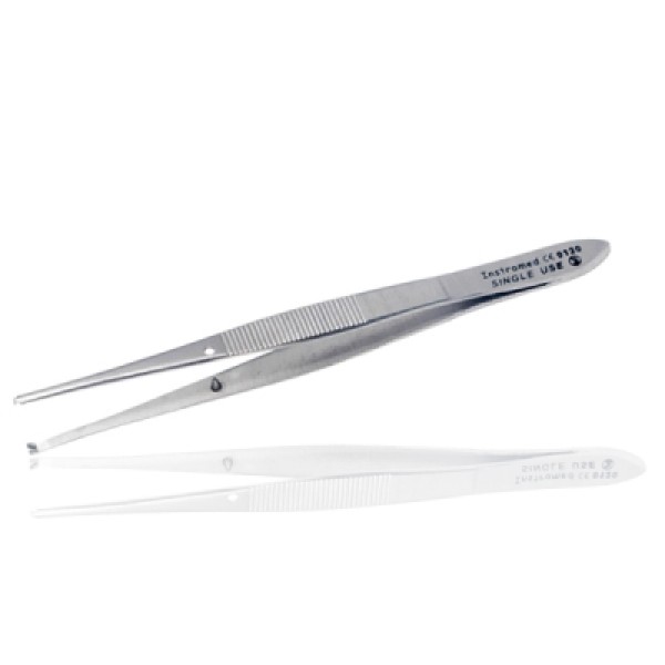 Instramed Sterile Iris Toothed Forceps 10.5cm (S42-2222)