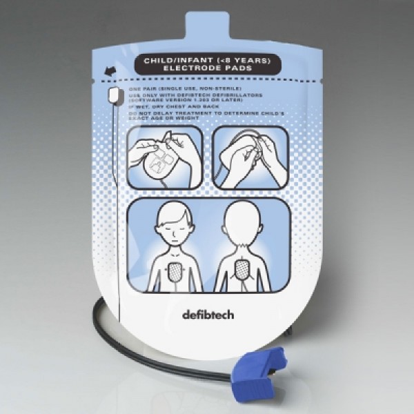 Defibtech Paediatric Defibrillator Pad Package (1 set) (DDP-200)