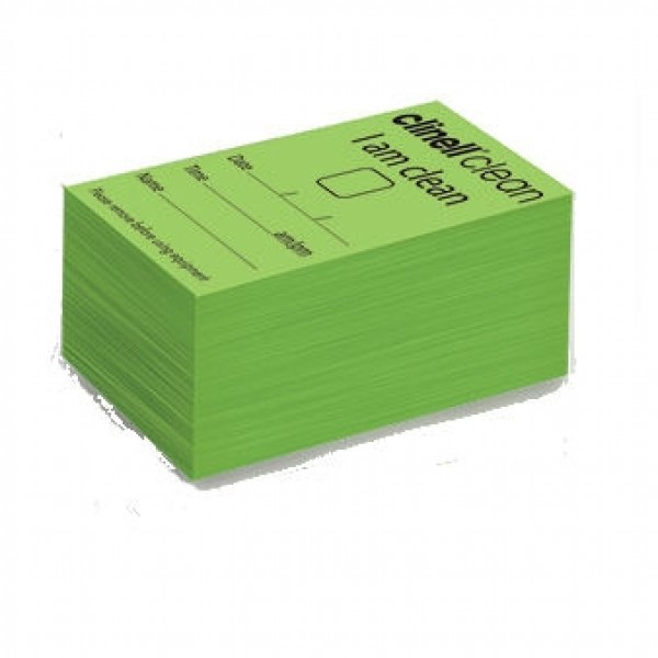 Clinell Indicator Notes Green (Pack of 4 x 250) (CCIN1000G) (old code: CCIN500D)