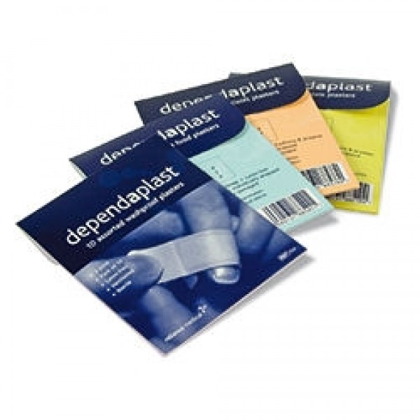 Dependaplast Blue Food Area Plasters Sterile Assorted (Wallet of 20) (RL540)