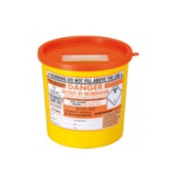 Daniels Sharpsguard Orange 2.5 Litre Sharps Bin (DD472OL )