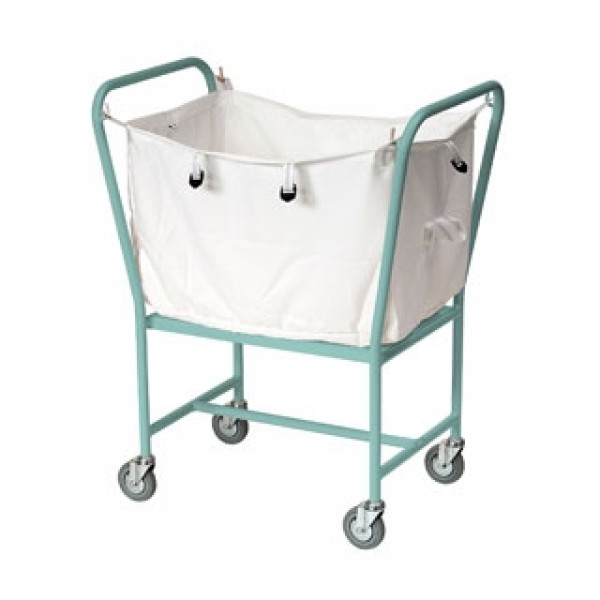 Bristol Maid Mild Steel Linen Trolley - Three Castor - Hamper Bag (WT11MS) 