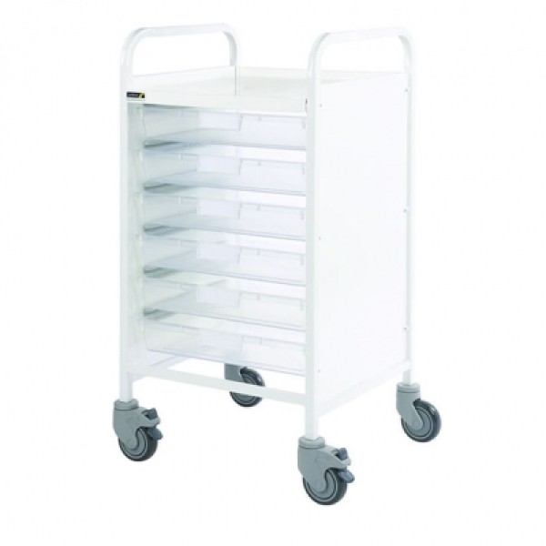 Sunflower Vista 50 Trolley 6 Single Clear Trays (Sun-MPT1C)