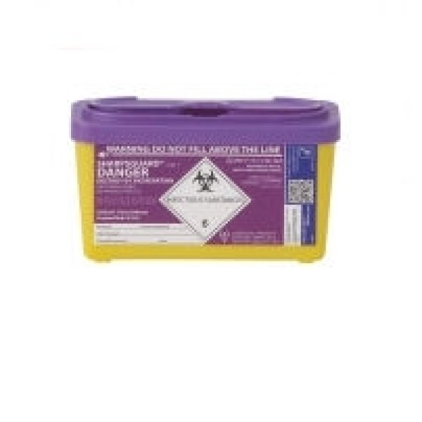 Daniels Sharpsguard Purple Cyto1 Litre Sharps Bin (DD677)