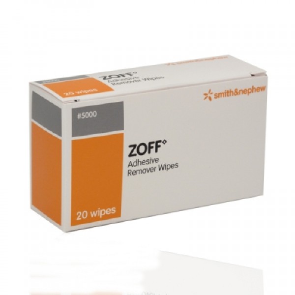 Zoff Adhesive Remover Wipes in Sachets (Pack of 20) (243-7275)