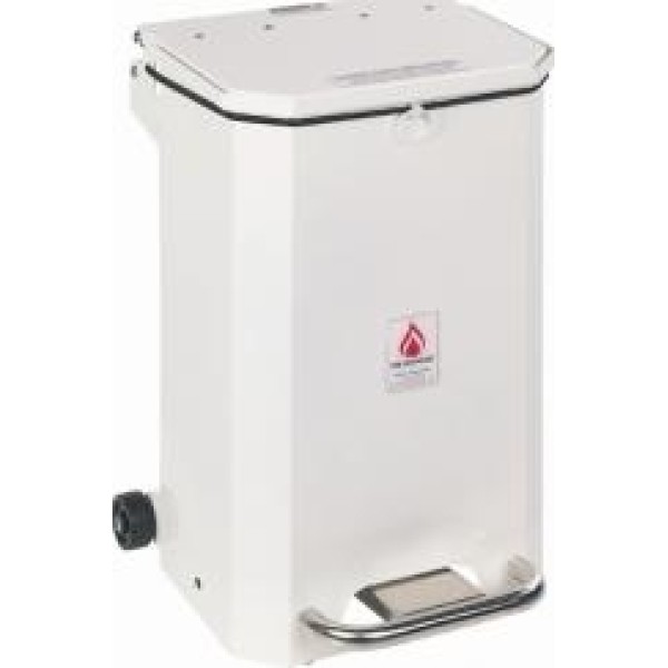 Sunflower Flame Retardant Bin 70 Litre, White Lid (Sun-BIN70/White)