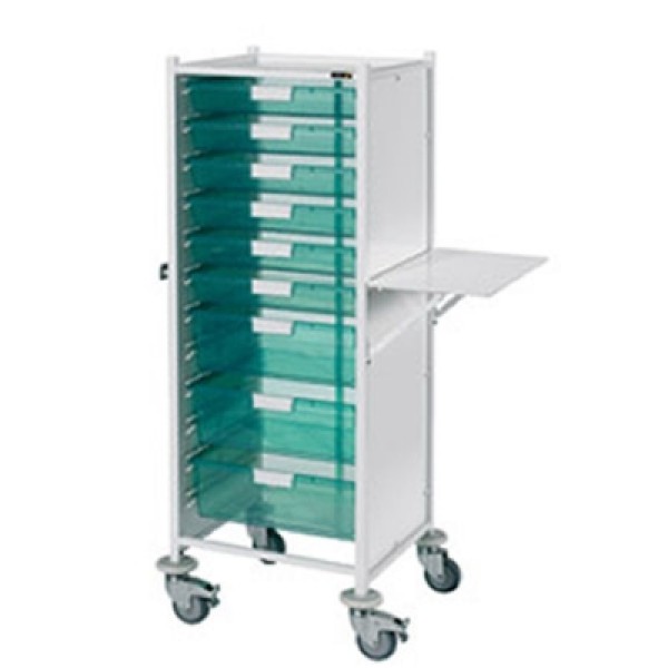 Sunflower Vista 120 Trolley - 6 Single & 3 Double Green Trays (Sun-MPT121G)