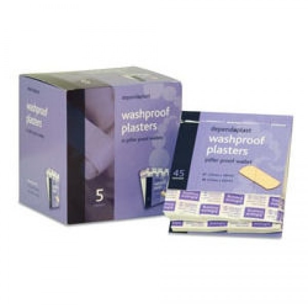 Dependaplast Washproof Plasters Pilfer Proof (Wallet of 45) (RL907)
