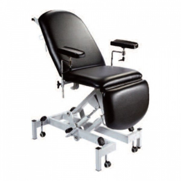 Sunflower Fusion Phlebotomy Chair - Hydraulic Height Adjustment, Gas Assisted Head and Foot Sections (SUN-FPHBH1)