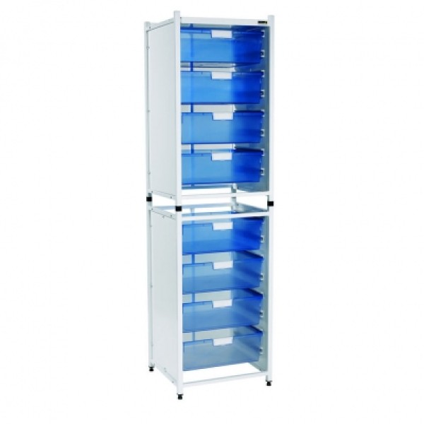 Sunflower Vista High Level Module - 8 Double Depth Blue Trays (Sun-SM2/8DB)