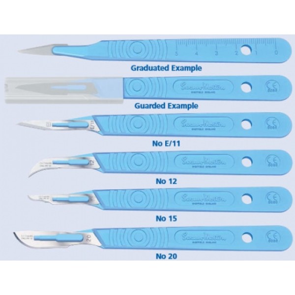 Swann Morton Disposable Scalpel No.25, Sterile (Box of 10) (SM0512)