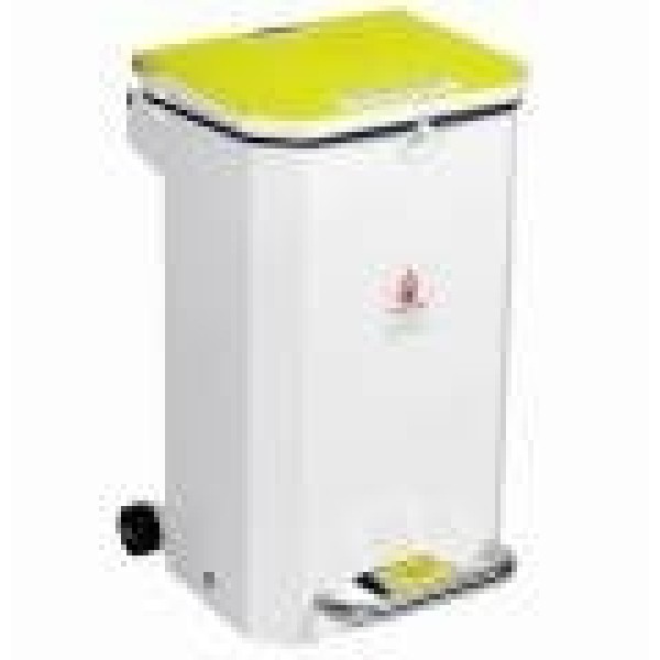 Sunflower Flame Retardant Bin 20 Litre, Yellow Lid (Sun-BIN20/Yellow)