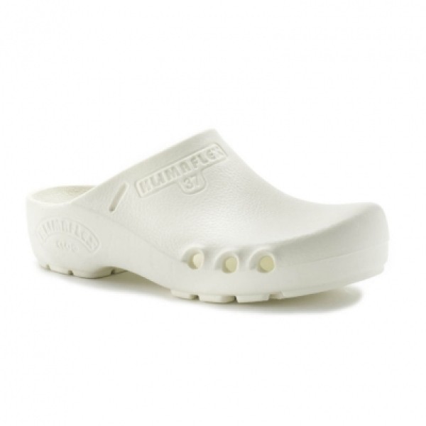 Toffeln Unisex Kilma Flex Clog Side Vents White (0165W)