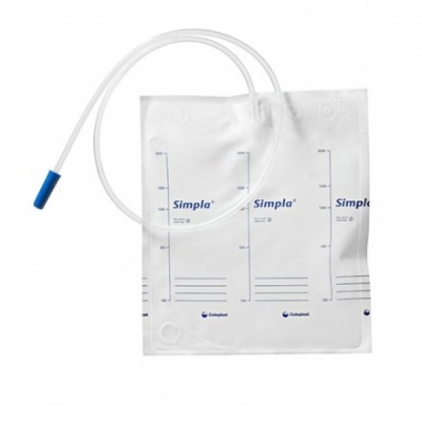 Simpla S2 Urine Drainage Bag 2L Non-Return Valve, Non Sterile (Pack of 10) (320902)