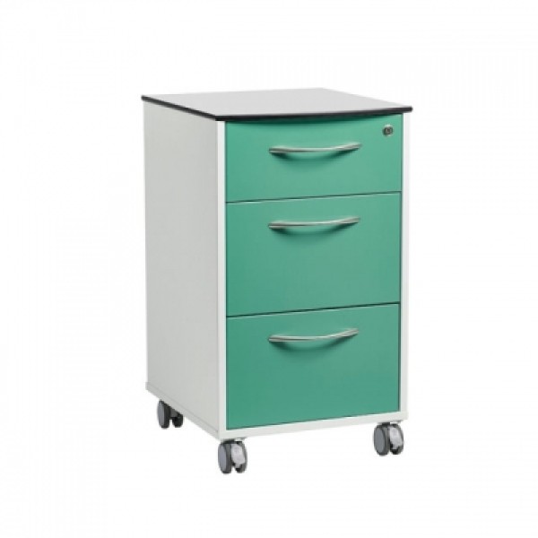 Beaver Chairside Cabinet Medium Height Three Drawers (CA3962)