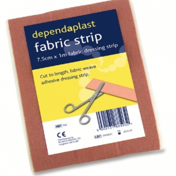Reliplast Fabric Dressing Strip Sterile 7.5cm x 1m (RL503)