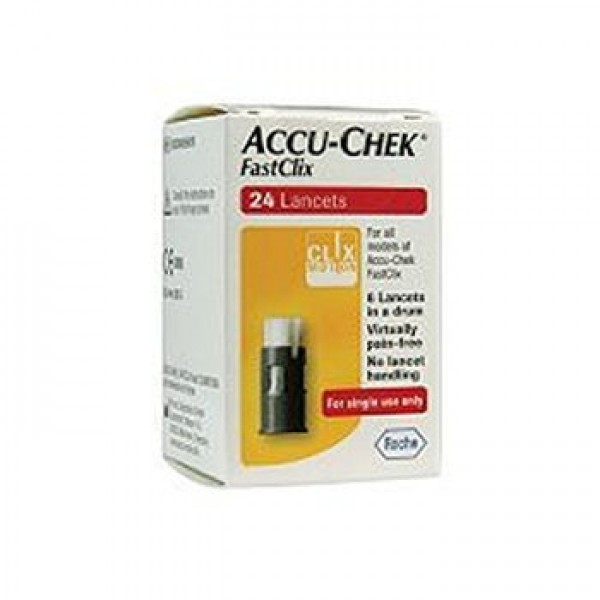 Roche Accu-Chek FastClix Lancets - Drum of 6 (Pack of 4) (371-2865)