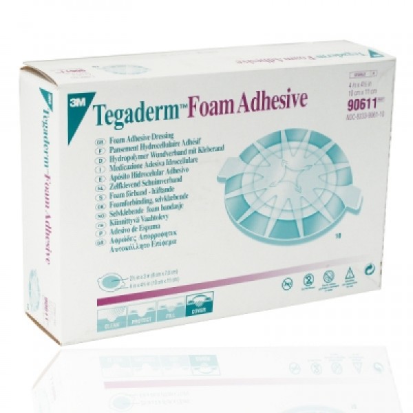 Tegaderm Adhesive Foam Dressing 10cm x 11cm (Pack of 10)