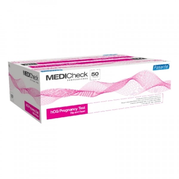 MEDICheck hCG Pregnancy Test Dip and Read (Box of 50) (8625B)