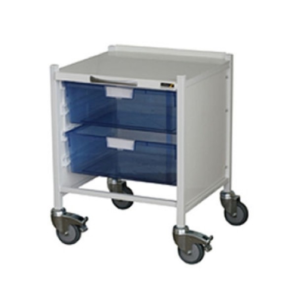 Sunflower Vista 15 Trolley 2 Double Depth Blue Trays (Sun-MPT53B)