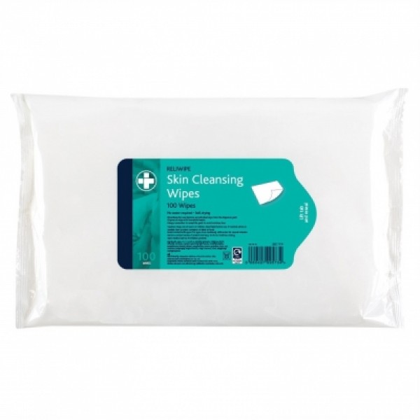 Reliwipe Skin Cleansing Wipes (Pack of 100) (RL7519)
