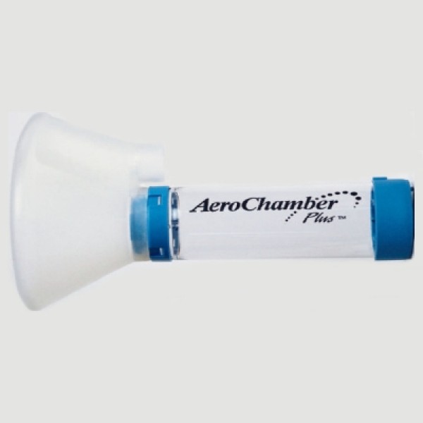 Aerochamber Plus Spacer Device Standard Adult Mask Blue (232-1610)