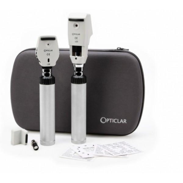Opticlar Specialist Opthalmoscope & Retinoscope Set With Battery Handles (100.020.130)