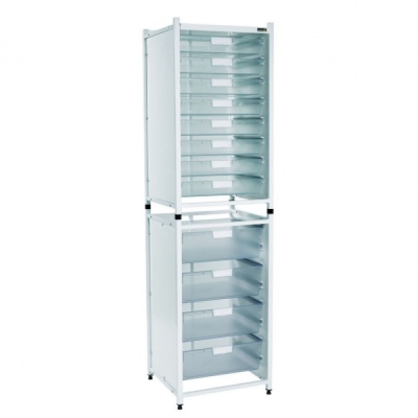 Sunflower Vista High Level Module - 8 Single & 4 Double Depth Clear Trays (Sun-SM2/8C/4DC)