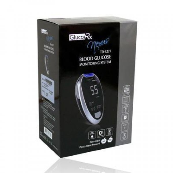 GlucoRx Nexus Glucose Testing Meter Starter Kit