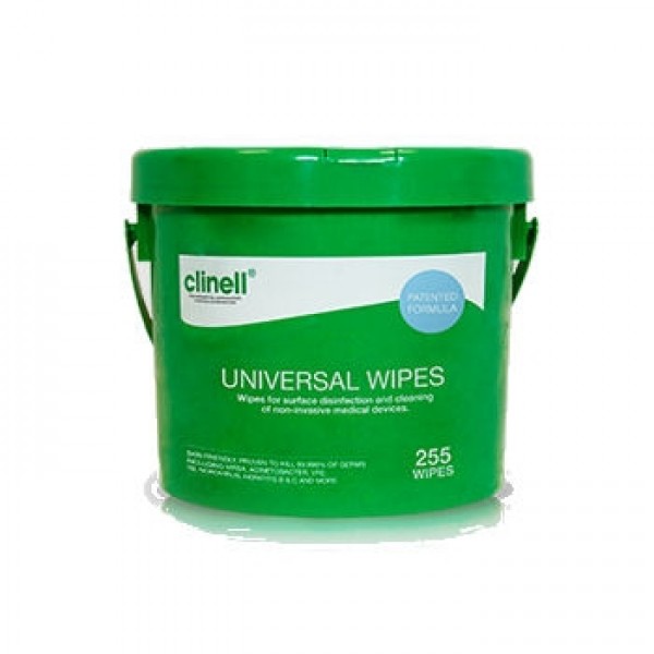 Clinell Universal Disinfection Wipes In Bucket (Bucket of 225) (CWBUC225)