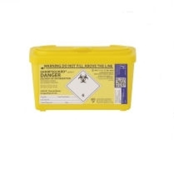 Daniels Sharpsguard Yellow 1 Litre Sharps Bin (DD477YL)