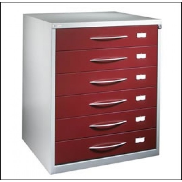 Amerson 6 Drawer Optometry Records Cabinet 6 Inch x 4 Inch Cards (36464)