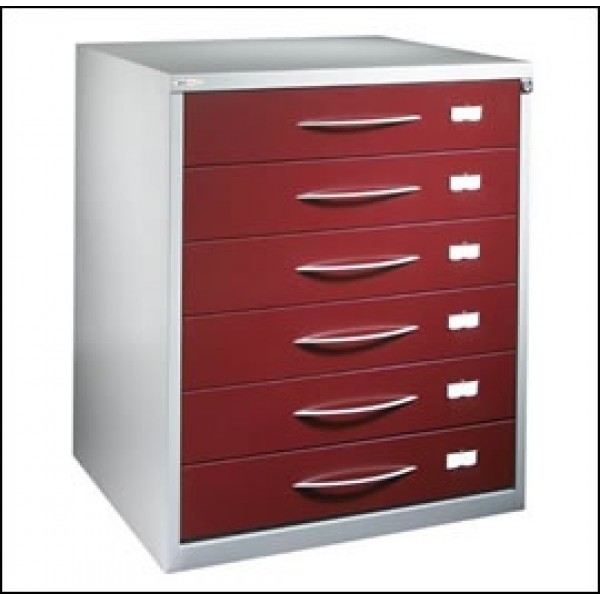 Amerson 6 Drawer Optometry Records Cabinet 9 Inch x 6 Inch Cards (36396)
