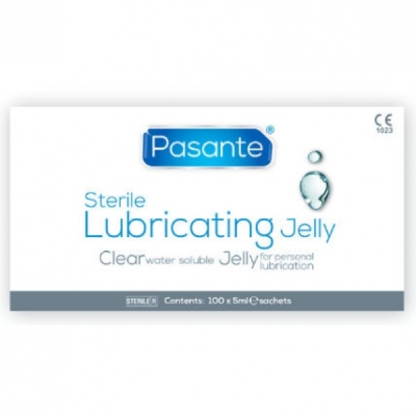 Pasante Sterile Lubricant Jelly 5ml Lube Sachets (Pack of 100) (5709)