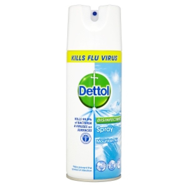 ** OUT OF STOCK** Dettol Disinfectant Spray 400ml Mountain Air