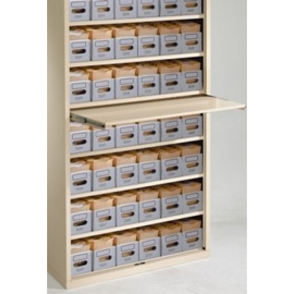 Amerson 7 Shelf Archive Cabinet With No Doors - 42 Trays of Lloyd George Notes (3ARCMED742.ND)