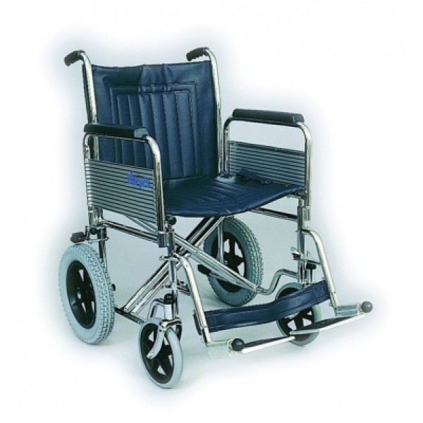 Days Extra Wide Heavy Duty Steel Transit Wheelchair, Fixed Back (238-23/XWHD)